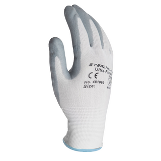 GREY NITRILE PALM GLOVE SIZE 7
