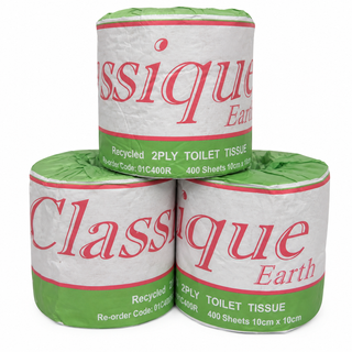CLASSIQUE EARTH 2 PLY RECYCLED TOILET TISSUE