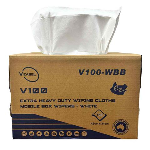 V100-WBB WHITE WIPERS