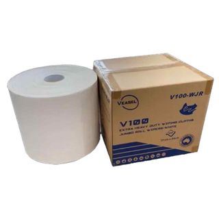 V100 WHITE JUMBO ROLL WIPERS