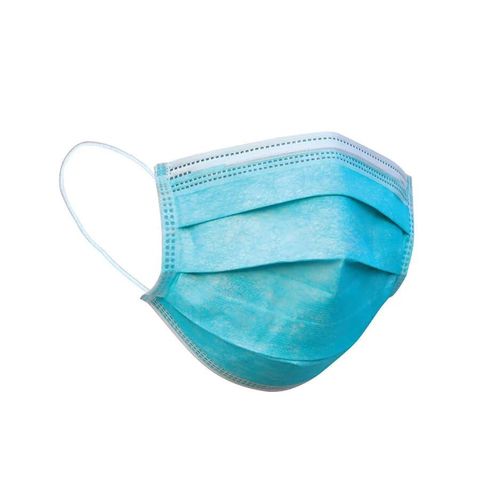 BLUE FACE MASKS 3 PLY 50'S
