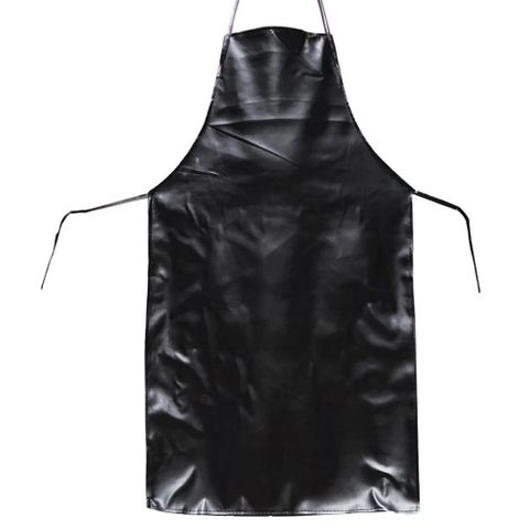 BLACK APRON PVC