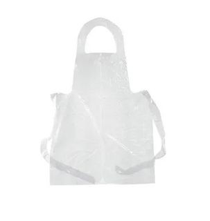 WHITE DISPOSABLE APRON