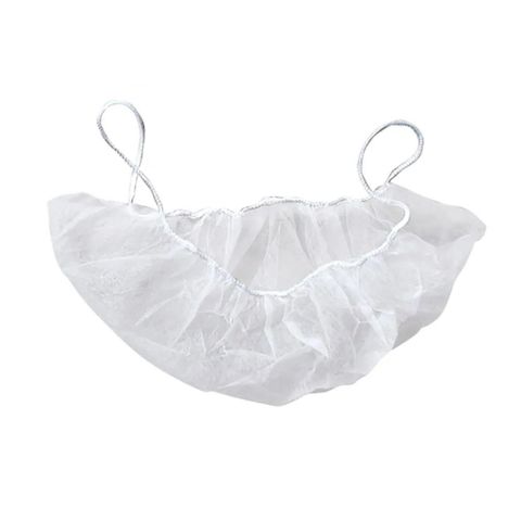 BEARD COVERS DOUBLE LOOP WHITE