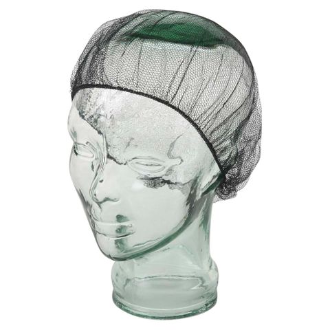 BLACK DISPOSABLE HAIR NET