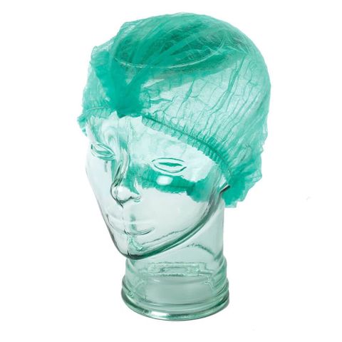 GREEN MEDI CAPS CRIMPED 21"