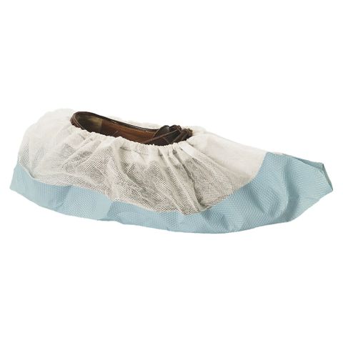 WHITE DISPOSABLE OVERSHOES PP/PE