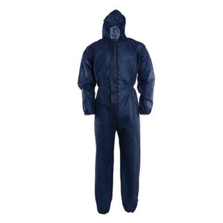 NAVY DISPOSABLE OVERALL 2XL