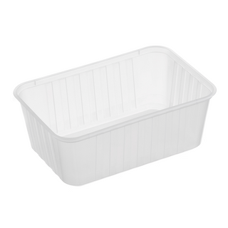 GENFAC RIBBED RECTANGLE CONTAINER 1000ML