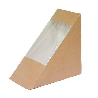 KRAFT SANDWICH WEDGE PLA WINDOW LARGE