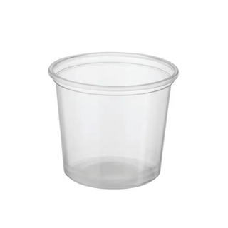 ROUND PLASTIC CONTAINER 150ML