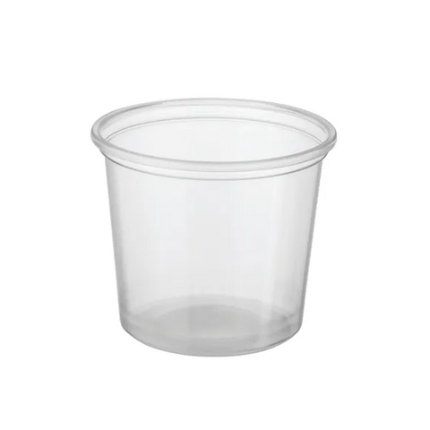 ROUND PLASTIC CONTAINER 150ML