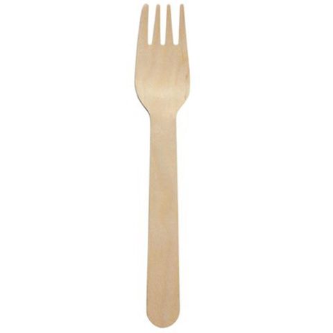 WOODEN CUTLERY FORK