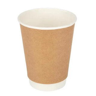 8OZ KRAFT DOUBLE WALL CUPS