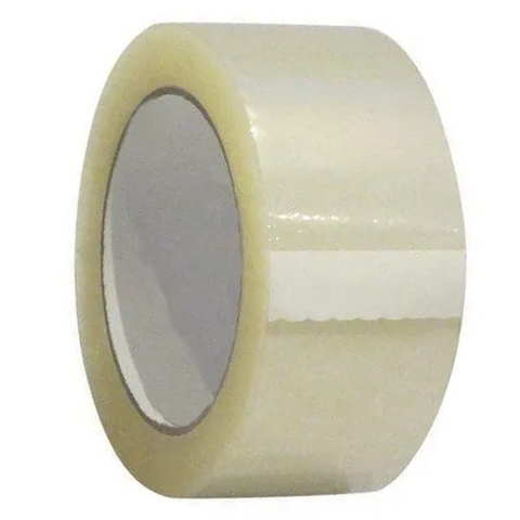 RUBBER PACKAGING TAPE CLEAR 48MM