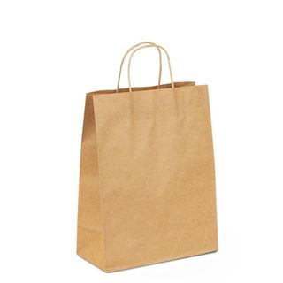 BROWN PAPER CARRY BAG MEDIUM