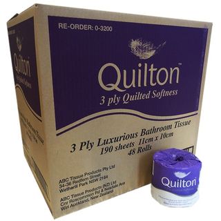 QUILTON 3PLY QUILTED SOFTNESS BATHROOM TISSUE