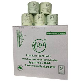 TISU BAMBOO FSC 400'S TOILET ROLL
