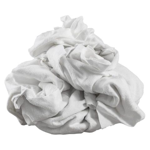 FLANNEL NAPPY WIPERS 100% WHITE COTTON 60CM X 65CM