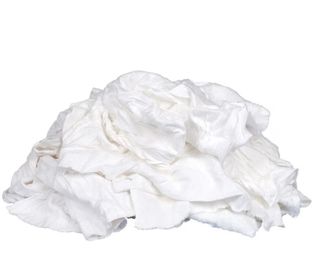 NO.11 WHITE SHEETING WIPERS 20KG BAG