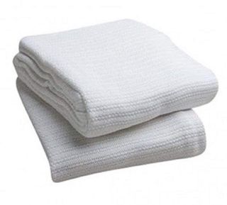 NO.15 KNITTED WHITE BLANKET 10KG