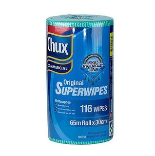 CHUX 9316 SUPERWIPES GREEN PERF 56CM X 30CM X 65M