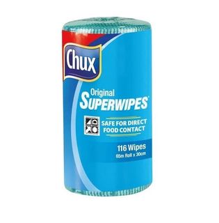 CHUX 9305 H-D SUPER WIPES GREEN PERF 56CM X 30CM