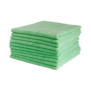 NAB MICROFIBRE CLOTHS GREEN 360MM X 360MM