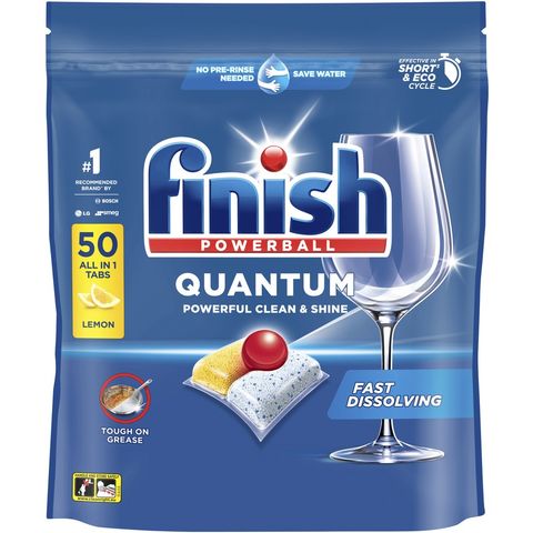 FINISH POWERBALL ALL IN 1 DISHWASHER TABLETS