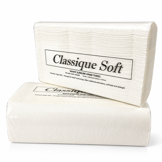 CLASSIQUE SOFT WHITE SLIMLINE HAND TOWEL TAD