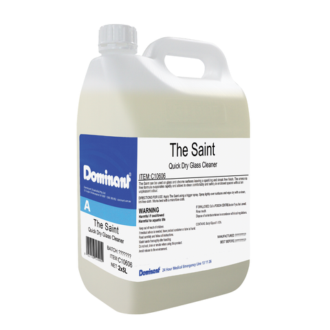 THE SAINT QUICK DRY GLASS CLEANER 5L