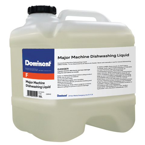 MAJOR MACHINE DISHWASHING LIQUID 15L (DOMINANT)