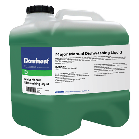 MAJOR MANUAL DISHWASHING DETERGENT 15L (DOMINANT)