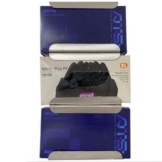 STAINLESS STEEL TRIPLE GLOVE DISPENSER