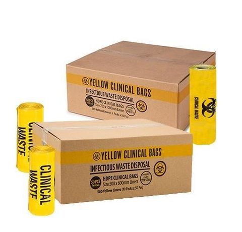36L CLINICAL WASTE BIN LINER HDPE