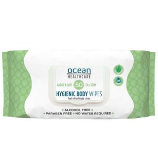 HYGIENIC BODY WIPES LARGE 50 PACK