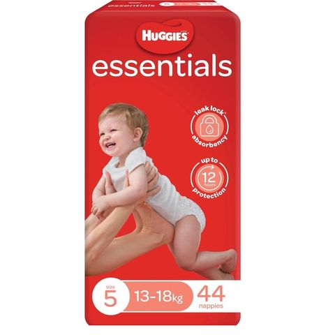 HUGGIES WALKER ESSENTIALS NAPPIES #5