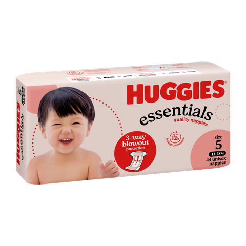 HUGGIES WALKER ESSENTIALS NAPPIES #5