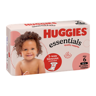 HUGGIES JUNIOR ESSENTIALS NAPPIES #6
