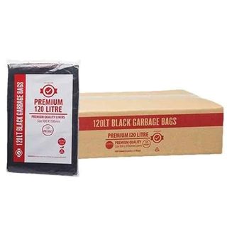 120L PREMIUM BLACK GARBAGE BAGS
