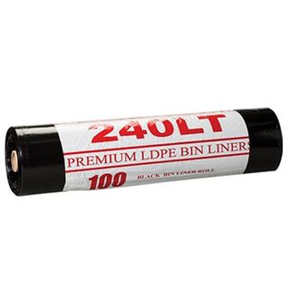 240L BLACK COUNCIL BIN LINERS