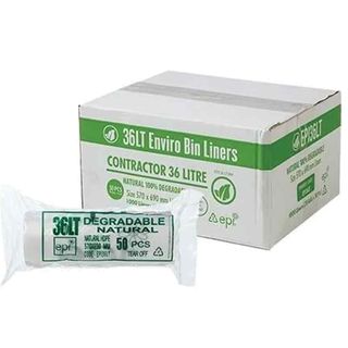 36L DEGRADABLE BIN LINERS