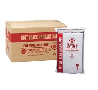 80L HEAVY DUTY RECYCLED BIN LINER