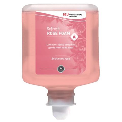 DEB STOKO REFRESH ROSE FOAM WASH CARTRIDGE 1L