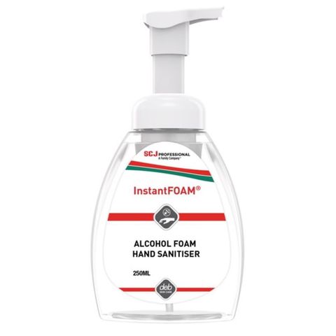DEB INSTANTFOAM HAND SANITISER DESK TOP 250ML