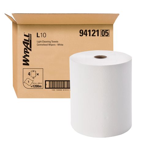WYPALL L10 94121 CENTREFEED WIPERS 1 PLY