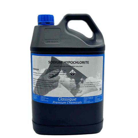 SODIUM HYPOCHLORITE 12.5% 5L