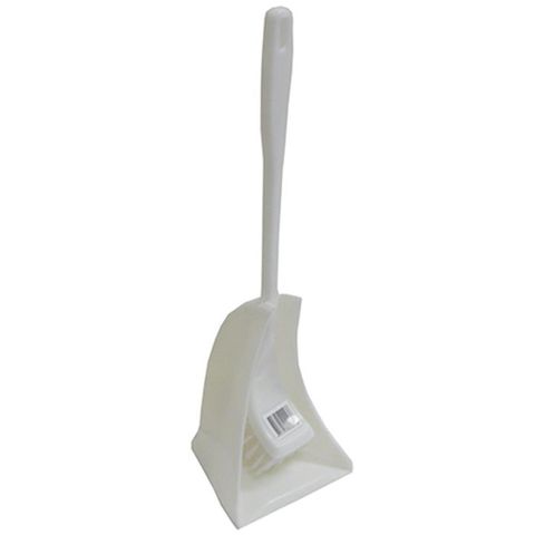 TOILET BRUSH AND TIDY SET WHITE