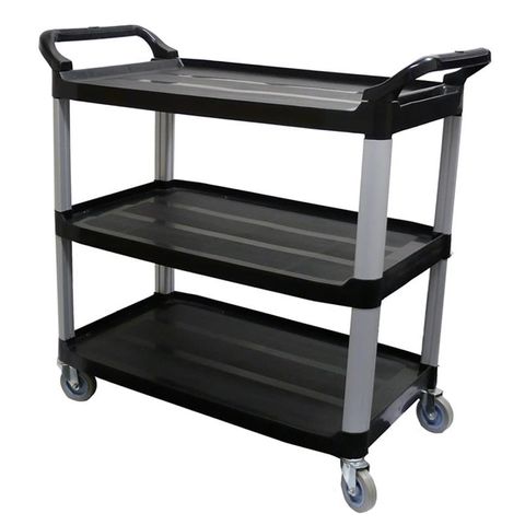 FOOD SERVICE TROLLEY BLACK