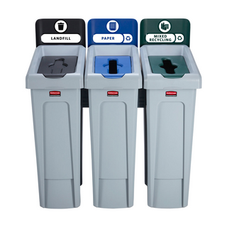 SLIM JIM RECYCLING STATION BIN